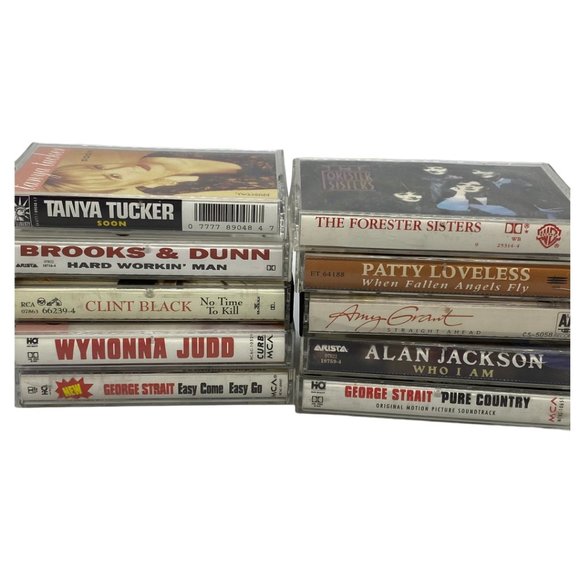 Country Music Set of Cassette Tape Lot of 10 Albums - Picture 2 of 4